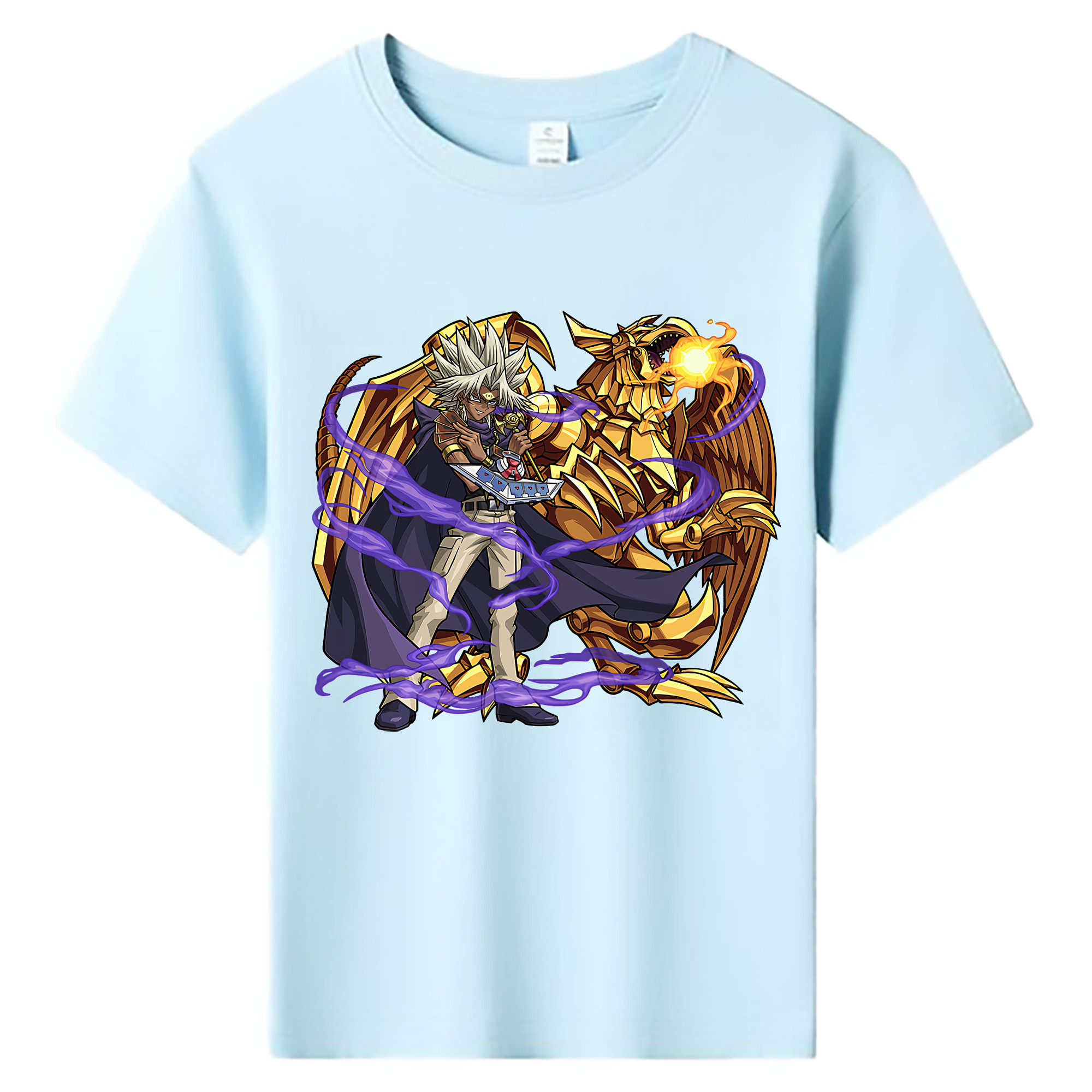 （画像用） 遊☆戯☆王 Yu-Gi-Oh! 綿100％キッズTシャツ（フロントプリント）